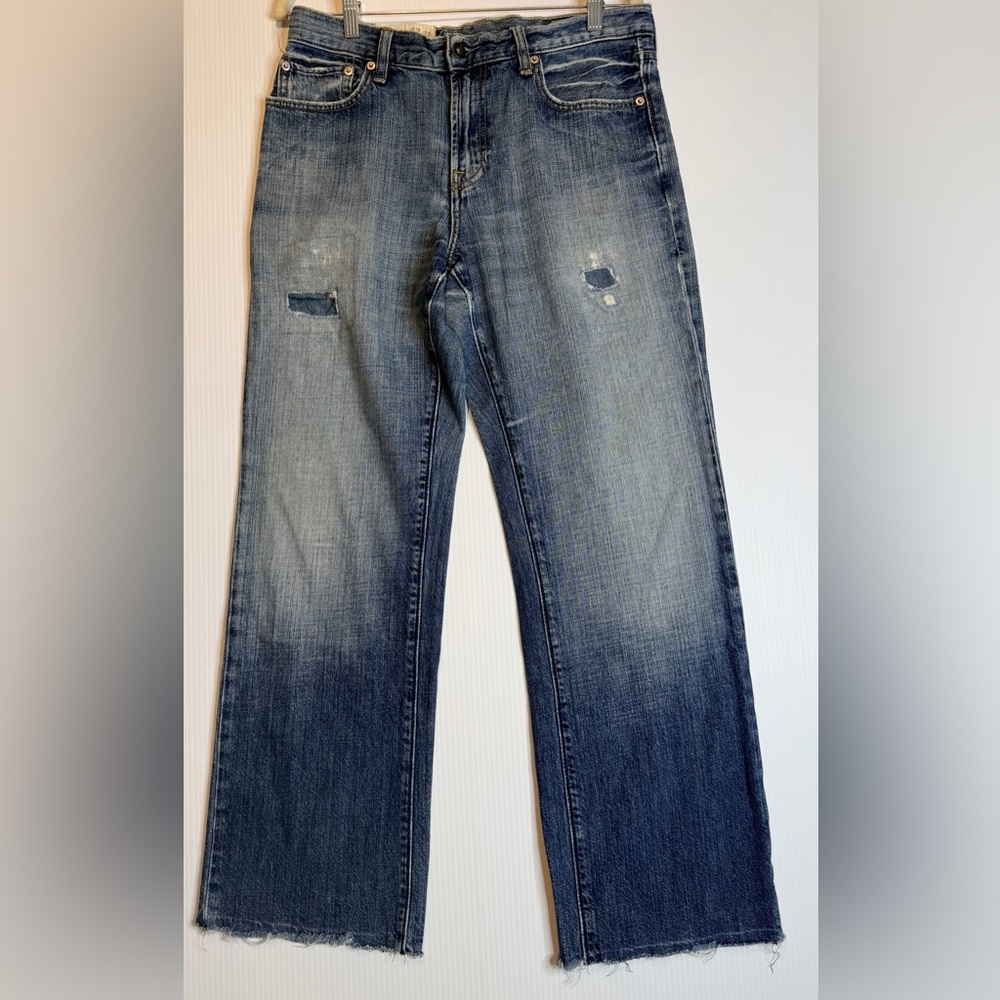 GAP 1969 Vintage Wash Jeans – Y2K Straight Leg Denim - Size 32/32